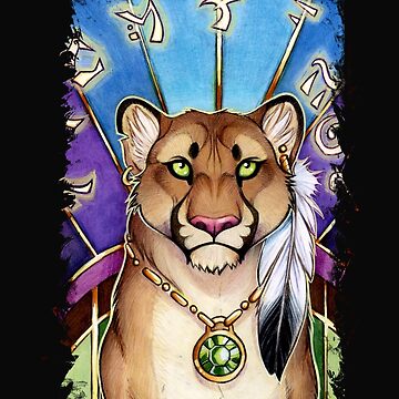Artwork thumbnail, Tribal Mystic Puma by cybercat