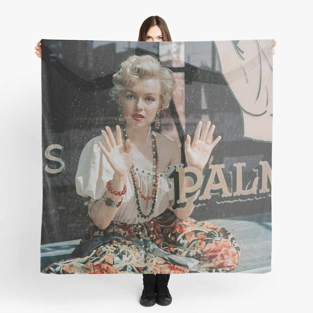 Witchy Marilyn Monroe at Her Palm Reading Scarf