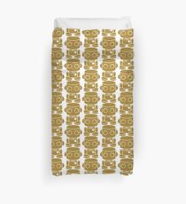 O'BOT: Love is Golden Duvet Cover