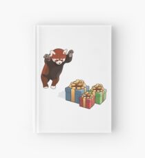 Red Panda Gets Presents Hardcover Journal