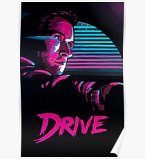 DRIVE 'HAND-PAINTED' ART PRINT Poster