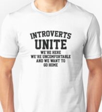 Introverts Unite Slim Fit T-Shirt