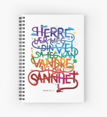 Herre lær meg din vei Spiral Notebook