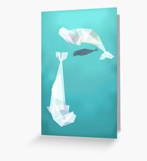 Belugas Greeting Card