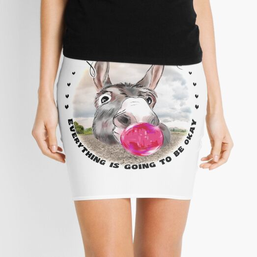 Just Breath Donkey Bubblegum Mini Skirt