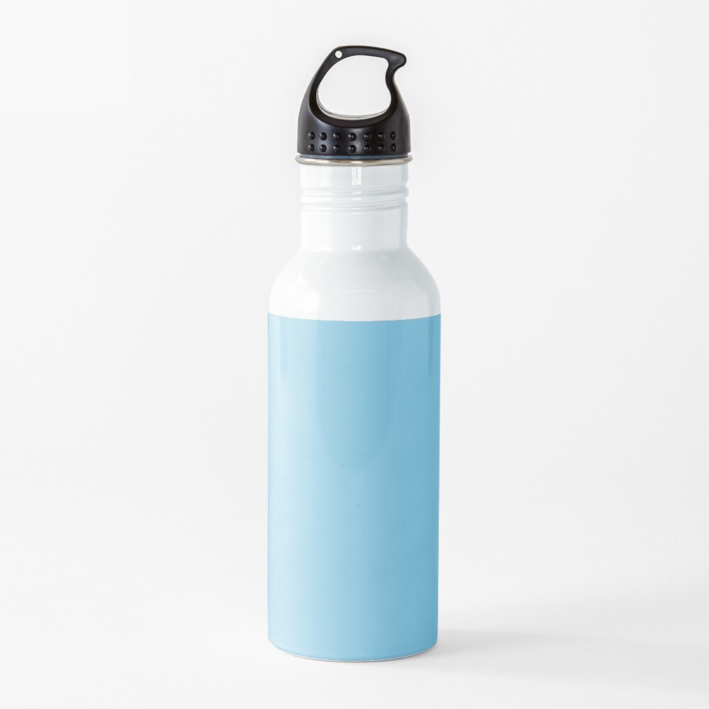 PLAIN SOLID SKY BLUE -100 BLUE SHADES ON OZCUSHIONS ON ALL PRODUCTS Water Bottle