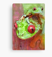 Baby Frog Canvas Print