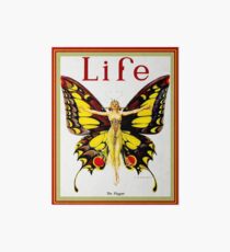 LIFE : Vintage 1922 Flapper Advertising Print Art Board Print