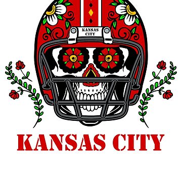 Kansas City Chiefs: Sugar Skull T-Shirt - TeeNaviSport