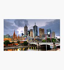 Melbourne @ Dusk Photographic Print