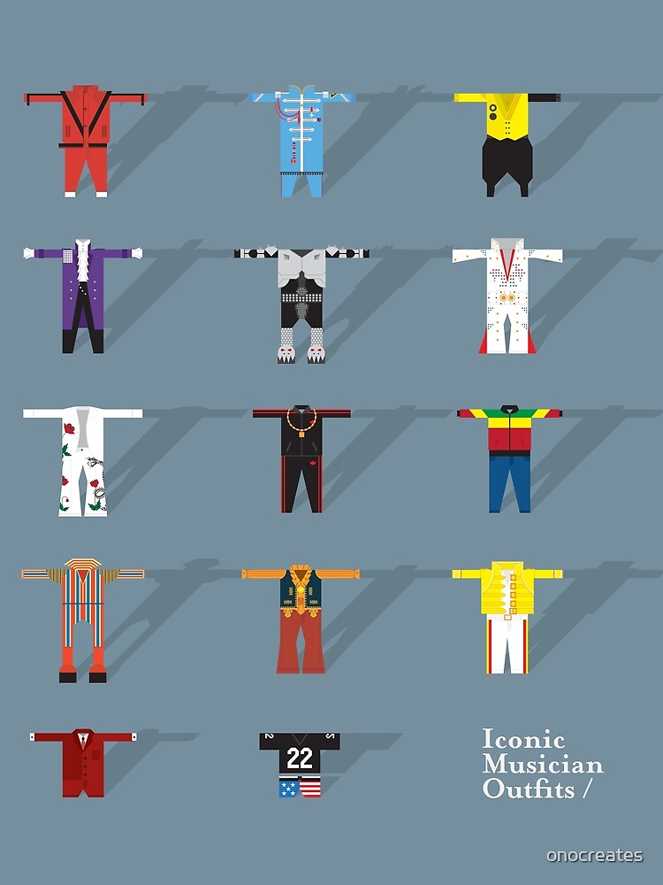 Iconic Musician Outfits by onocreates