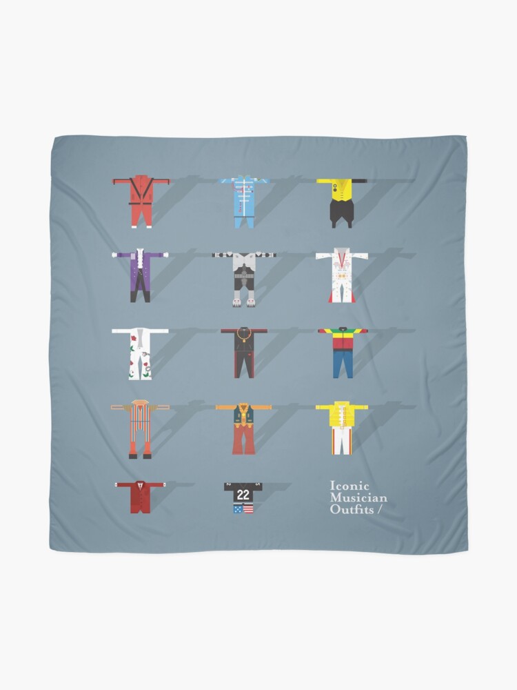Alternate view of Iconic Musician Outfits Scarf