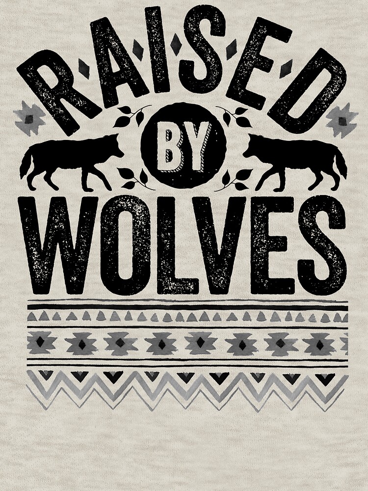 Raised By Wolves {Black + White} by wolfandbird