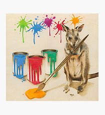 Adding a Splash of Colour Photographic Print