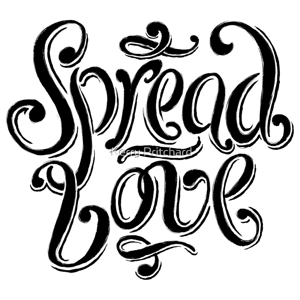 spread-love-by-wordfandom-redbubble