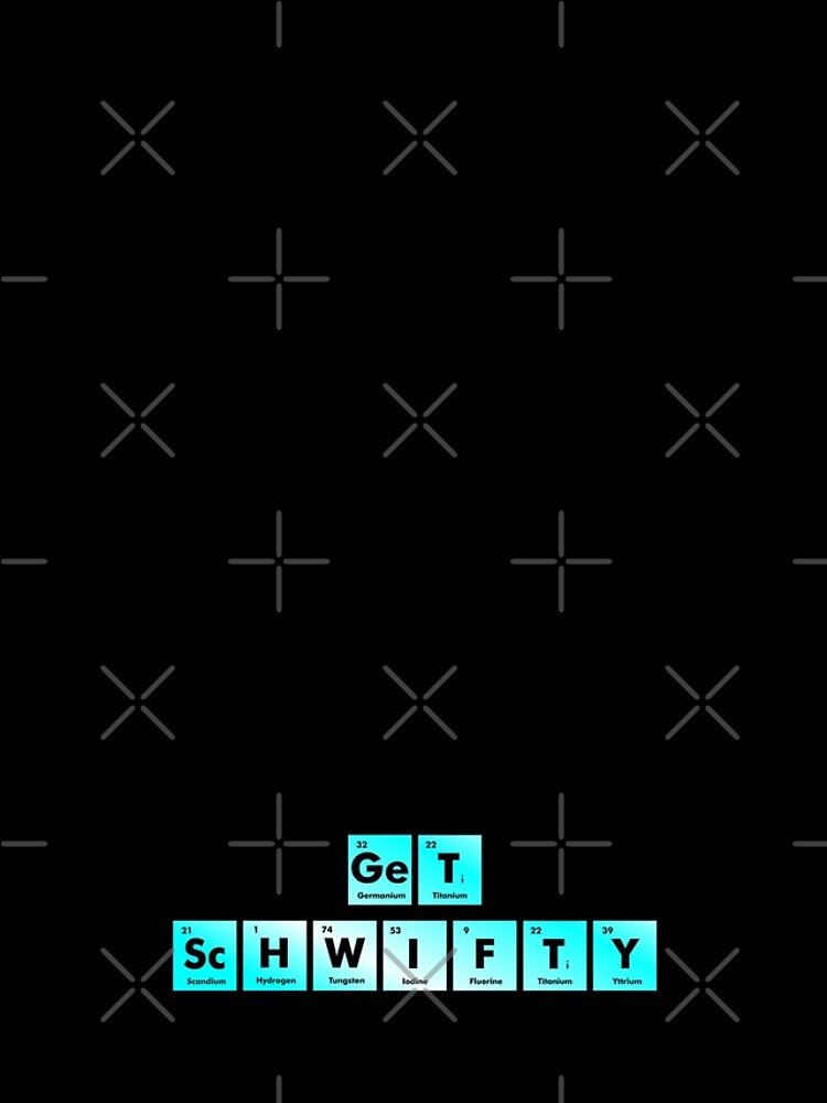 Get Schwifty Spelled with Chemical Symbols from the Periodic Table by whatyoulove