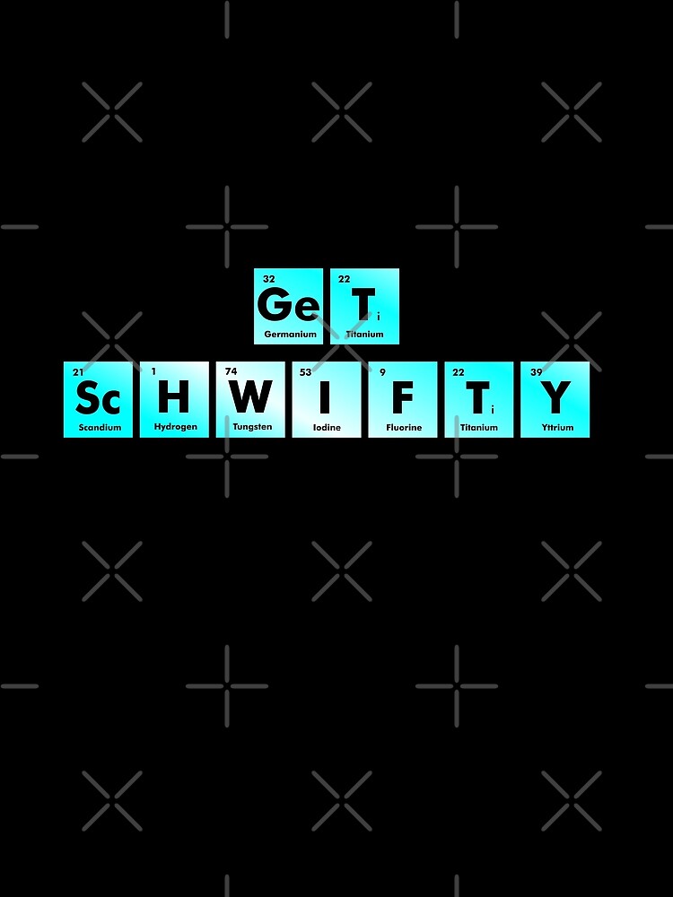 Get Schwifty Spelled with Chemical Symbols from the Periodic Table by whatyoulove
