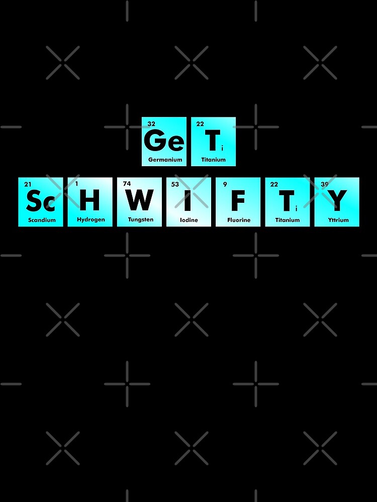 Get Schwifty Spelled with Chemical Symbols from the Periodic Table by whatyoulove