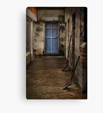 A closed door ... Canvas Print
