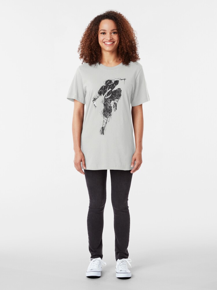 Alternate view of Ninja Swords Shinobi Japanese Print Slim Fit T-Shirt