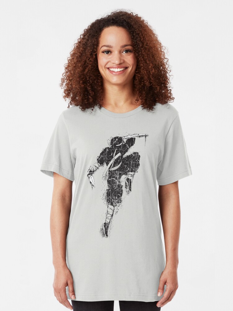 Alternate view of Ninja Swords Shinobi Japanese Print Slim Fit T-Shirt