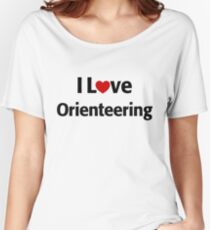 I Love Orienteering Loose Fit T-Shirt