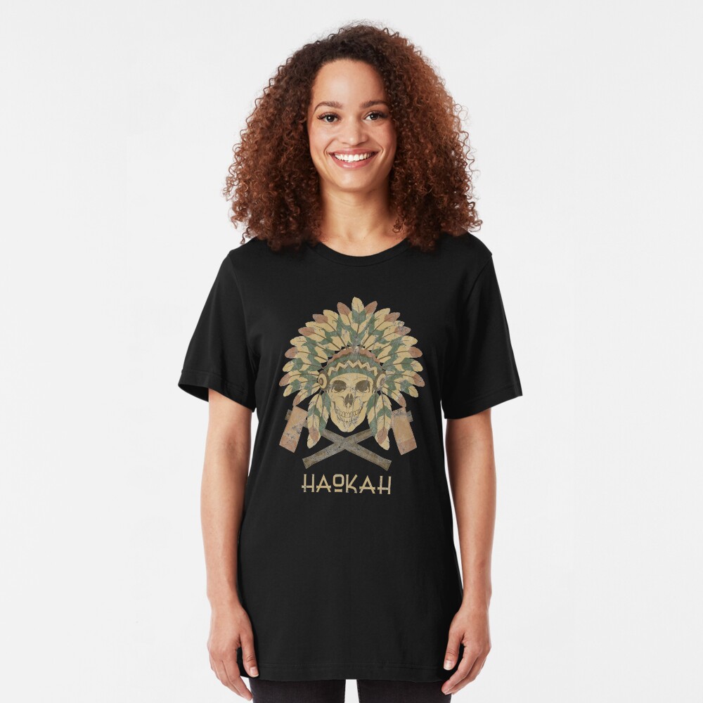 Haokah Empath Native American Sacred Clown Slim Fit T-Shirt