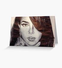 Aaliyah Haugton Greeting Card