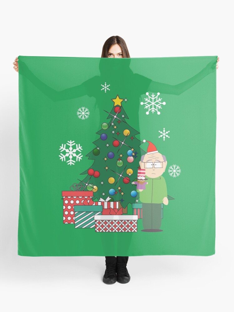 Mr Garrison Around The Christmas Tree South Park Scarf By Nova5