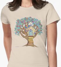 Live Simply, Love Trees Women's Fitted T-Shirt