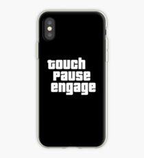 Touch Pause Engage! iPhone Case