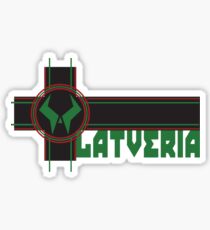 the proud country of latveria Sticker
