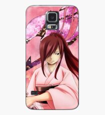 Erza Scarlett-Unarmoured Krieger Hülle & Klebefolie für Samsung Galaxy