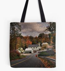 New England Town Tote Bag