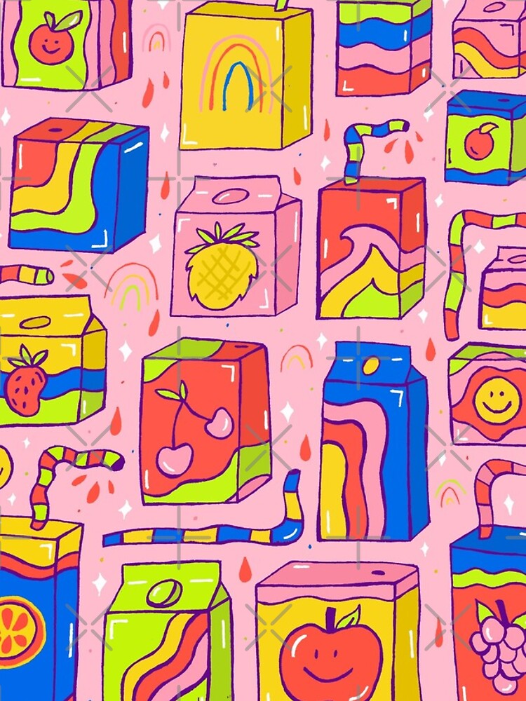 Juice Box Print by doodlebymeg