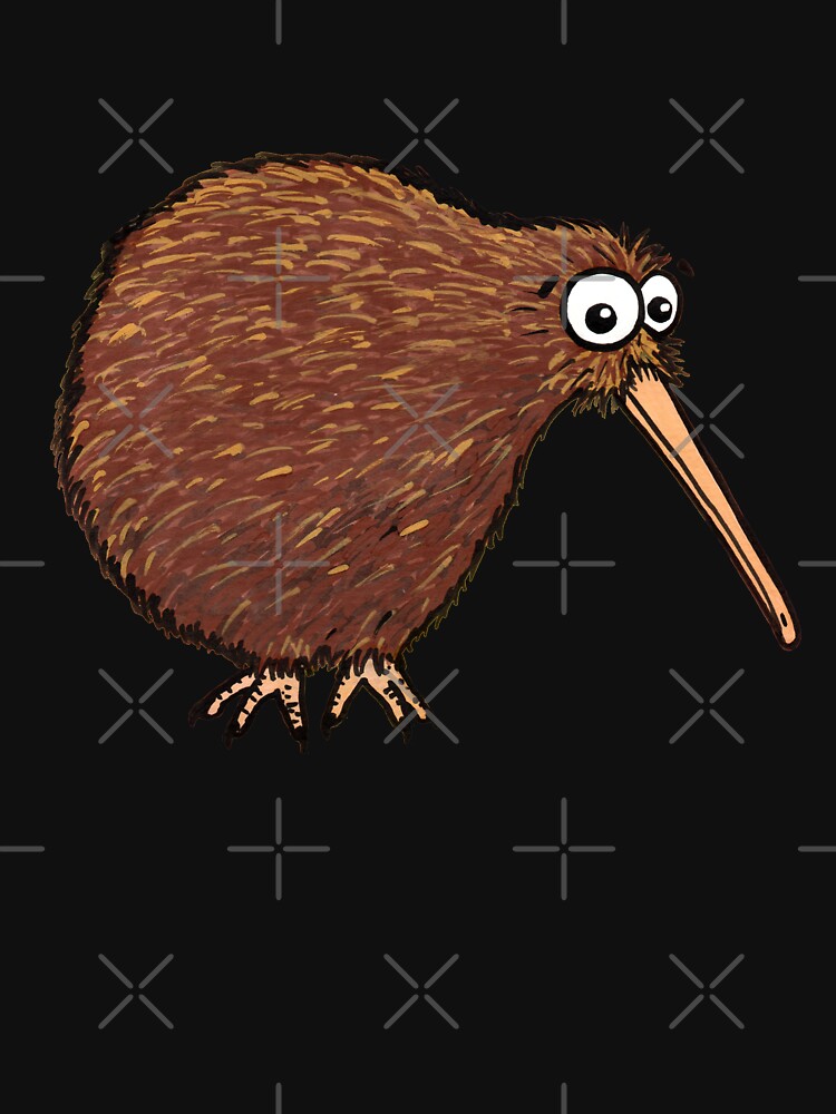 Cutest Kiwi - On Black by AdrienneBody