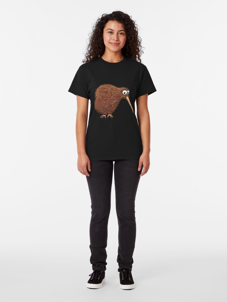 Alternate view of Cutest Kiwi - On Black Classic T-Shirt