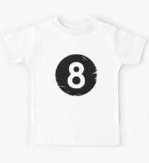 8 BALL BILLIARDS POOL EIGHT-BALL Kids T-Shirt
