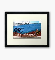 Fieles a nuestra historia Framed Print