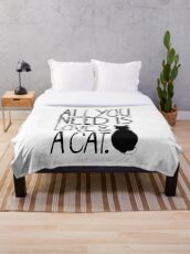 All You Need Is Love and A Cat Throw Blanket