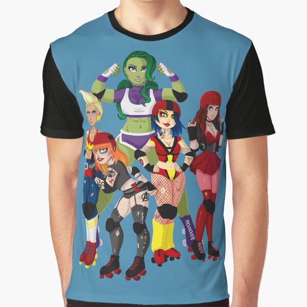 The Avenging Derby Girls Graphic T-Shirt