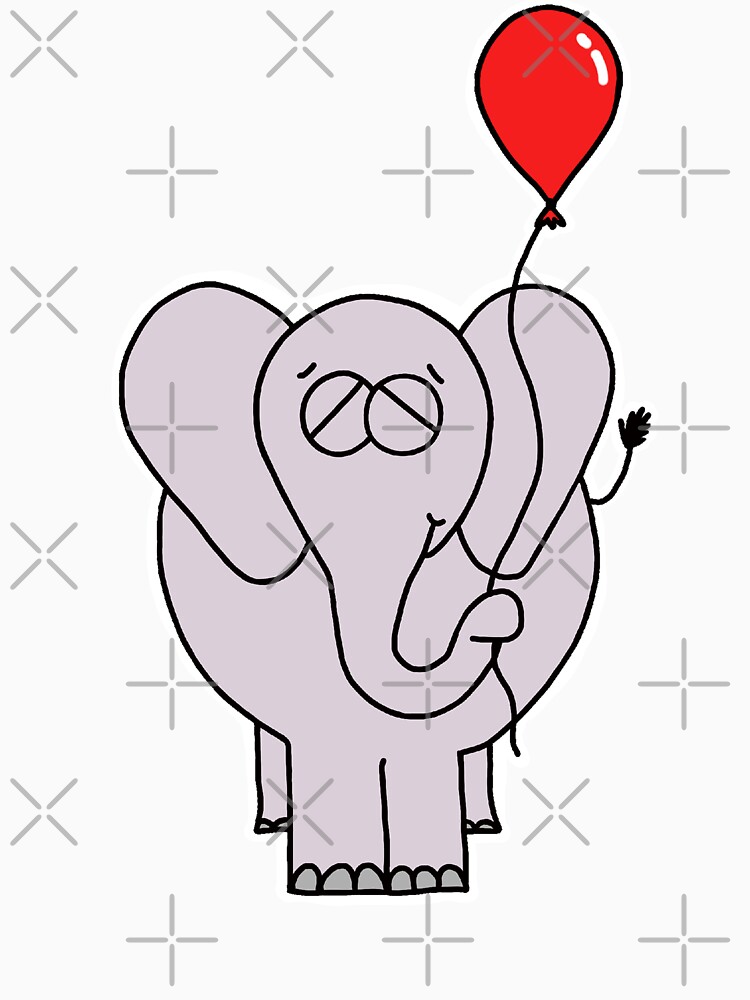 The Elephant And His Balloon by AdrienneBody