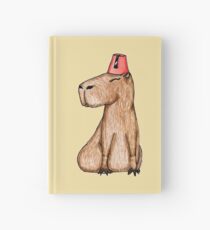Carpincho con Fez Hardcover Journal