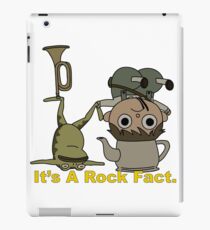 Greg and pet Frog. It's a Rock Fact. iPad Case/Skin