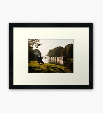 Autumn morning - Grand Union Canal, Cosgrove Framed Print