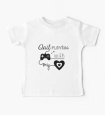 Camiseta para bebés BSB - Deja de jugar juegos con mi corazón ...