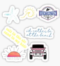 Strandaufkleberpackung # 3 Sticker