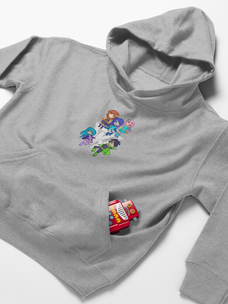 Alternate view of Funneh and the Krew White Kids Pullover Hoodie