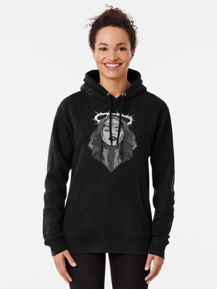 Alternate view of Dark Nun Pullover Hoodie