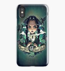 OVER YOUR DEAD BODY iPhone Case